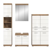 Badezimmer-Set >Wave< in Nox Oak...