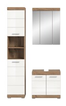 Badezimmer-Set >Wave< in Nox Oak...