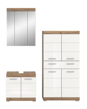 Badezimmer-Set >Wave< in Nox Oak...