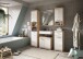 Badezimmer-Set >Lambada< in Eiche Dekor / Weiß - 112x191x34cm (BxHxT)