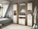 Badezimmer-Set >Lambada< in Eiche Dekor / Weiß  - 60x191x34cm (BxHxT)