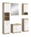 Badezimmer-Set >Lambada< in Eiche Dekor / Weiß  - 164x191x34cm (BxHxT)