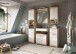 Badezimmer-Set >Lambada< in Eiche Dekor / Weiß - 164x191x34cm (BxHxT)