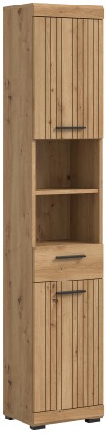 Hochschrank >Scout< in Artisan Eiche Nachbildung - 37x191x31cm (BxHxT)