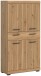 Midischrank >Scout< in Artisan Eiche Nachbildung - 74x141x31cm (BxHxT)