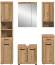 Badezimmer-Set >Scout< in Artisan Eiche Nachbildung...