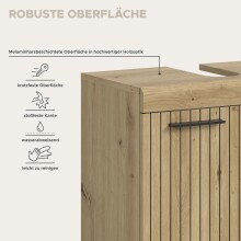 Badezimmer-Set >Scout< in Artisan Eiche Nachbildung - 112x191x34cm (BxHxT)