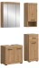 Badezimmer-Set >Scout< in Artisan Eiche Nachbildung - 112x191x94cm (BxHxT)