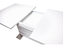 Esstisch >Manta< in Weiß - 160x75x90cm (BxHxT)