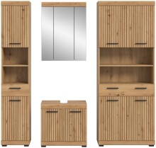 Badezimmer-Set >Scout< in Artisan Eiche Nachbildung...