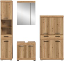 Badezimmer-Set >Scout< in Artisan Eiche Nachbildung...