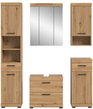 Badezimmer-Set >Scout< in Artisan Eiche Nachbildung...