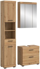 Badezimmer-Set >Scout< in Artisan Eiche Nachbildung...