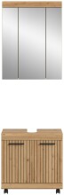 Badezimmer-Set >Scout< in Artisan Eiche Nachbildung...