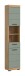 Hochschrank >Scout< in Artisan Eiche Nachbildung/Salbei - 37x191x31cm (BxHxT)