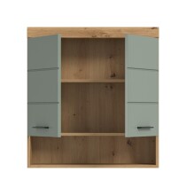 Hängeschrank >Scout< in Artisan Eiche Nachbildung/Salbei - 74x79x24cm (BxHxT)