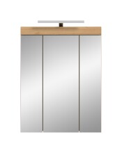 Badezimmerspiegelschrank >Scout< in Eiche Dekor /...