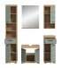 Badezimmer-Set >Scout< in Artisan Eiche Nachbildung/Salbei - 164x191x34 (BxHxT)