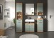 Badezimmer-Set >Scout< in Artisan Eiche Nachbildung/Salbei - 164x191x34 (BxHxT)