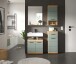 Badezimmer-Set >Scout< in Artisan Eiche Nachbildung/Salbei - 112x191x34 (BxHxT)