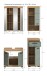 Badezimmer-Set >Scout< in Artisan Eiche Nachbildung/Salbei - 112x191x34 (BxHxT)