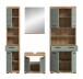 Badezimmer-Set >Scout< in Artisan Eiche Nachbildung/Salbei - 186x191x34 (BxHxT)