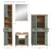 Badezimmer-Set >Scout< in Artisan Eiche Nachbildung/Salbei - 186x191x34 (BxHxT)