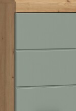 Badezimmer-Set >Scout< in Artisan Eiche Nachbildung/Salbei - 112x191x34 (BxHxT)