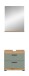 Badezimmer-Set >Scout< in Artisan Eiche Nachbildung/Salbei - 60x191x34cm (BxHxT)
