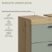 Badezimmer-Set >Scout< in Artisan Eiche Nachbildung/Salbei - 112x191x34 (BxHxT)