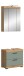 Badezimmer-Set >Scout< in Artisan Eiche Nachbildung/Salbei - 60x191x34cm (BxHxT)