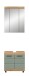 Badezimmer-Set >Scout< in Artisan Eiche Nachbildung/Salbei - 60x191x34cm (BxHxT)