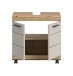 Waschbeckenunterschrank >Scout< in Evoke Oak Dekor / Kaschmir - 60x60x34 (BxHxT)