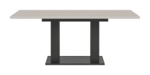 Kulissen-Esstisch >Motion< ausziehbar in Grau/Kaschmir - 150-190x76x90cm (BxHxT)