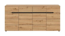 Kommode >Canu< in Basalt grau/Artisan Eiche...
