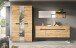 Garderoben-Set >Canu< in Basalt grau/Artisan Eiche Dekor - 296x190x37cm (BxHxT)