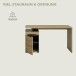 Schreibtisch >Canu< in Basalt grau/Artisan Eiche Nachbildung - 140x75x60 (BxHxT)
