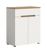 Schuhkommode >Canu< in Weiß - 80x94x37cm (BxHxT)