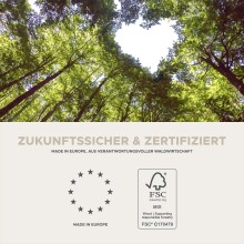 Garderobenschrank >Canu< in Weiß - 65x190x37cm (BxHxT)