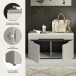 Schuhbank >Canu< in Kaschmir - 80x45x37cm (BxHxT)