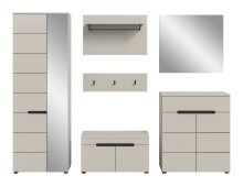 Garderoben-Set >Canu< in Kaschmir - 255x190x37cm...