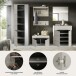 Garderoben-Set >Canu< in Kaschmir - 255x190x37cm (BxHxT)
