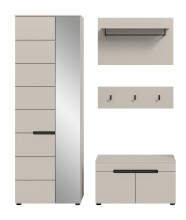 Garderoben-Set >Canu< in Kaschmir - 160x190x37cm...