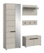 Garderoben-Set >Canu< in Kaschmir - 160x190x37cm (BxHxT)