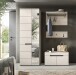 Garderoben-Set >Canu< in Kaschmir - 160x190x37cm (BxHxT)