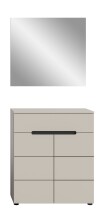 Garderoben-Set >Canu< in Kaschmir - 80x190x37cm...