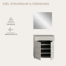 Garderoben-Set >Canu< in Kaschmir - 80x190x37cm (BxHxT)
