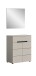 Garderoben-Set >Canu< in Kaschmir - 80x190x37cm (BxHxT)