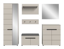 Garderoben-Set >Canu< in Kaschmir - 255x190x37cm...