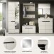 Garderoben-Set >Canu< in Kaschmir - 255x190x37cm (BxHxT)